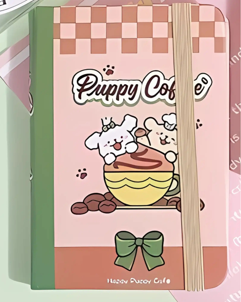 Puppy Coffee Notebook