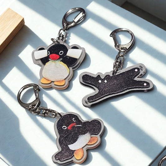 Pingu Acrylic Keychains