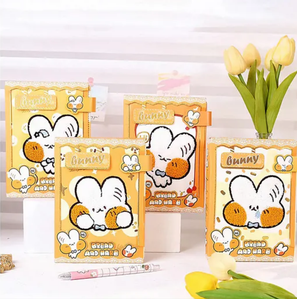 Bunny Fabric Notebook
