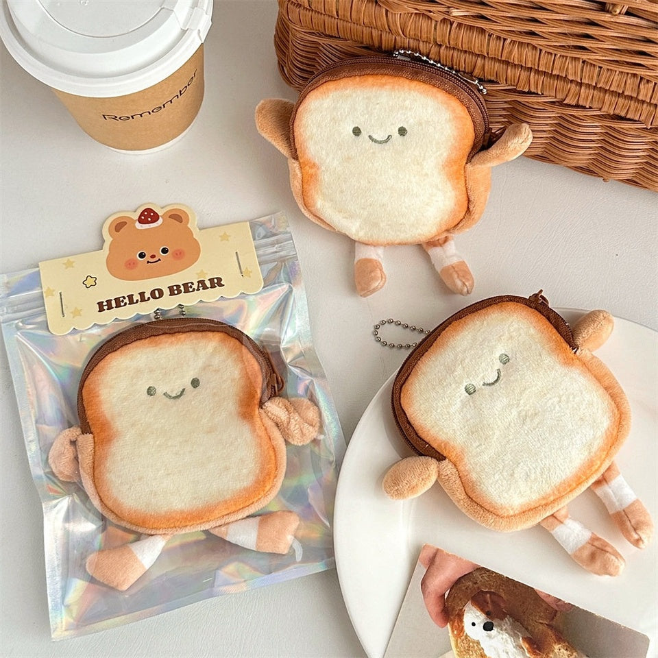 Butter Toast Coin Pouch