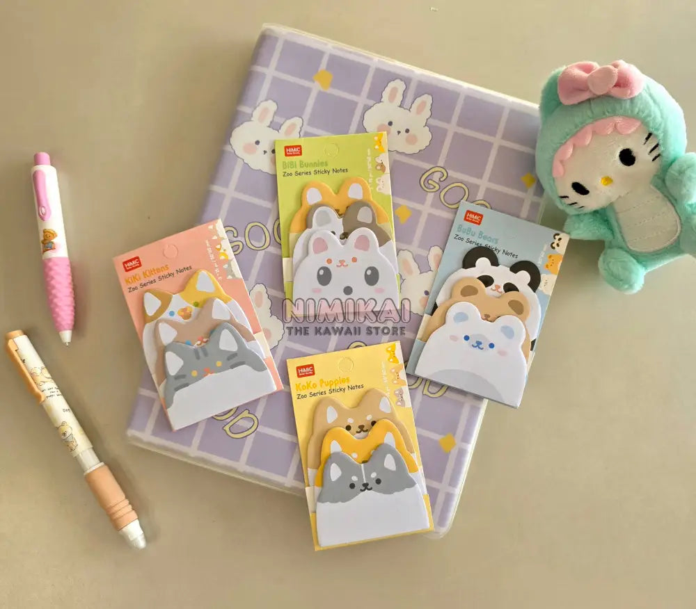 Animal Zoo Series Sticky Notes Stationery