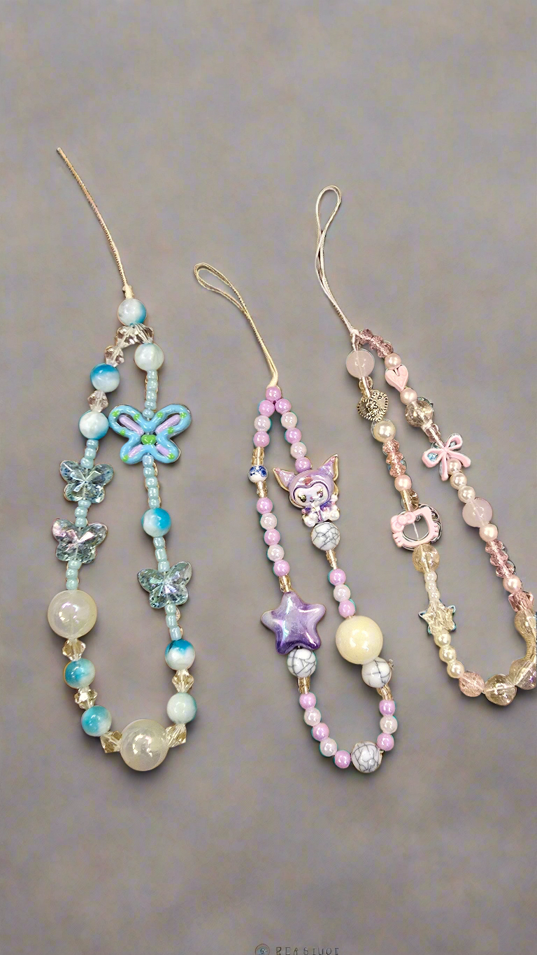 Kawaii Thread Phone Charm