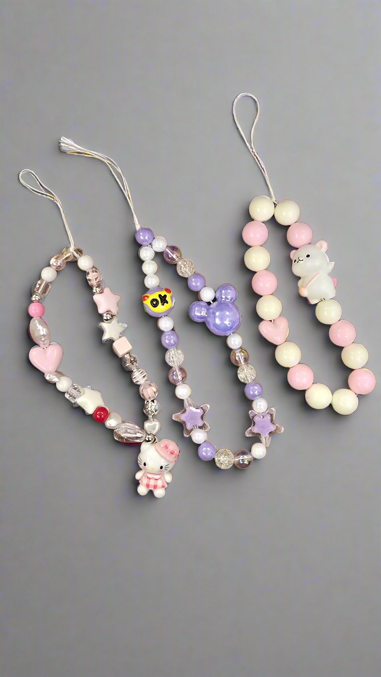 Kawaii Thread Phone Charm