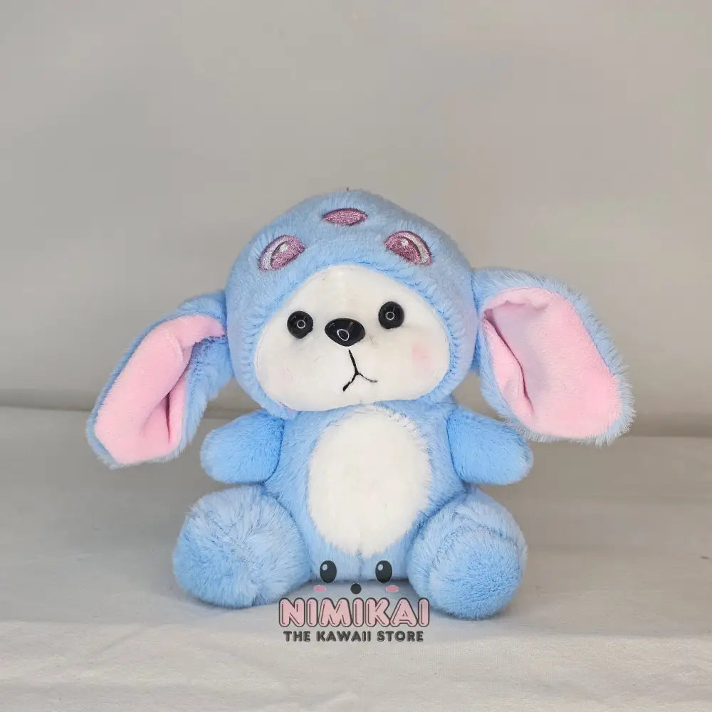 Bear In Onesies Plush Keychain