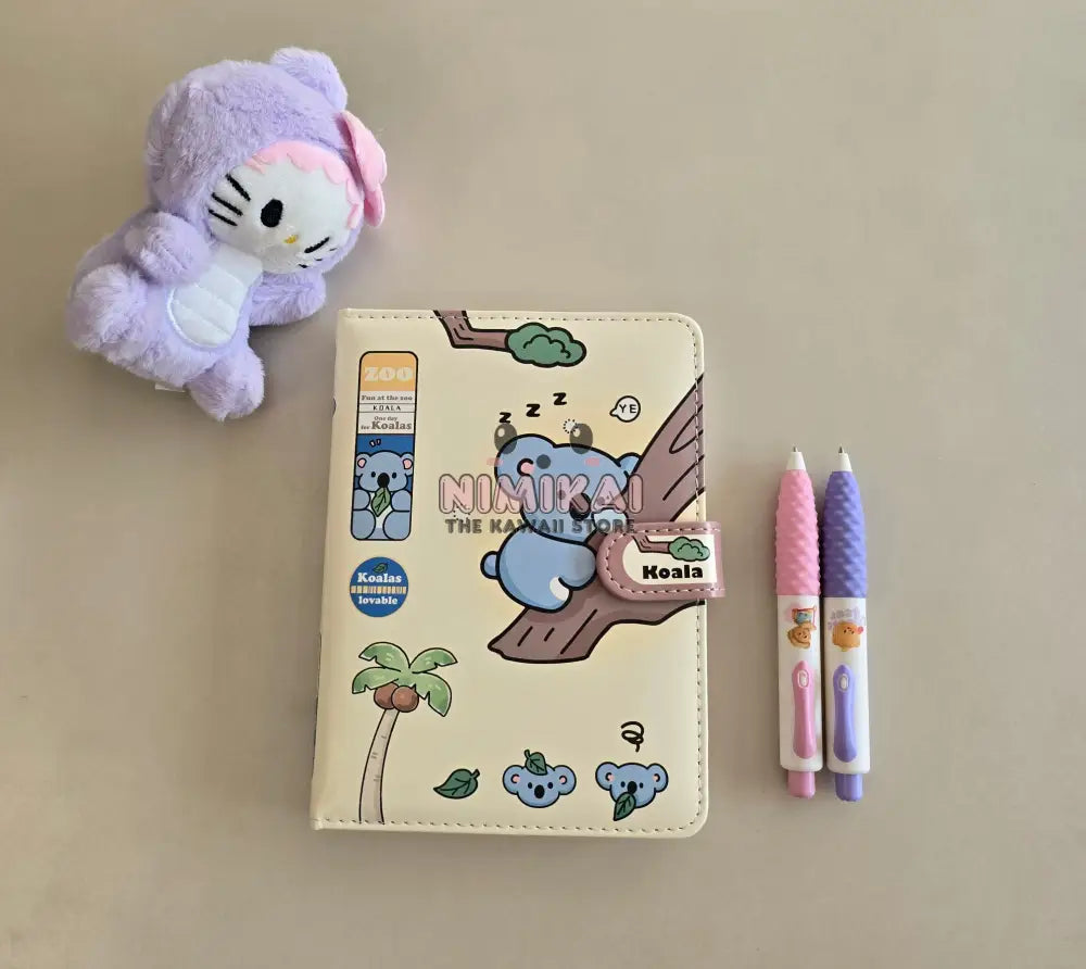 Kawaii Undated Planner Koala Stationery