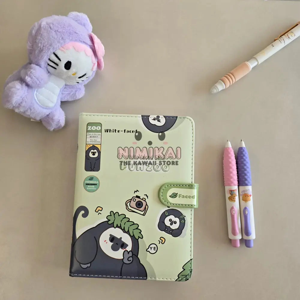 Kawaii Undated Planner White-Faced Saki Stationery