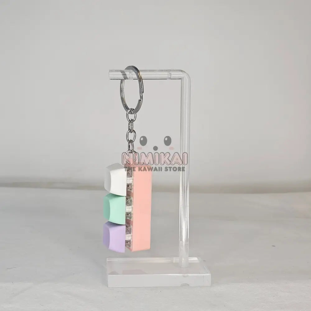 Keyboard Fidget Keychain - 3 Keys