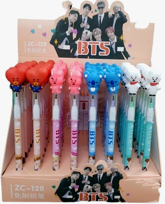BT21 Stackable Pencils (Pack of 4)