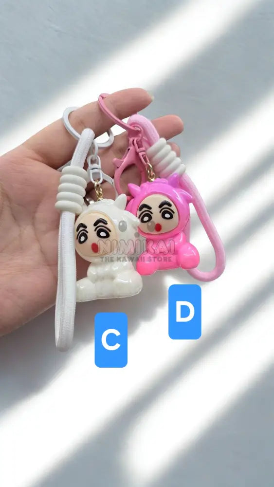 Pastel Shinchan Charm - Keychain