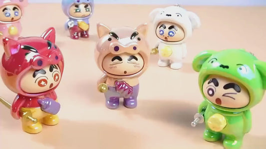Shinchan Face Changing Keychain