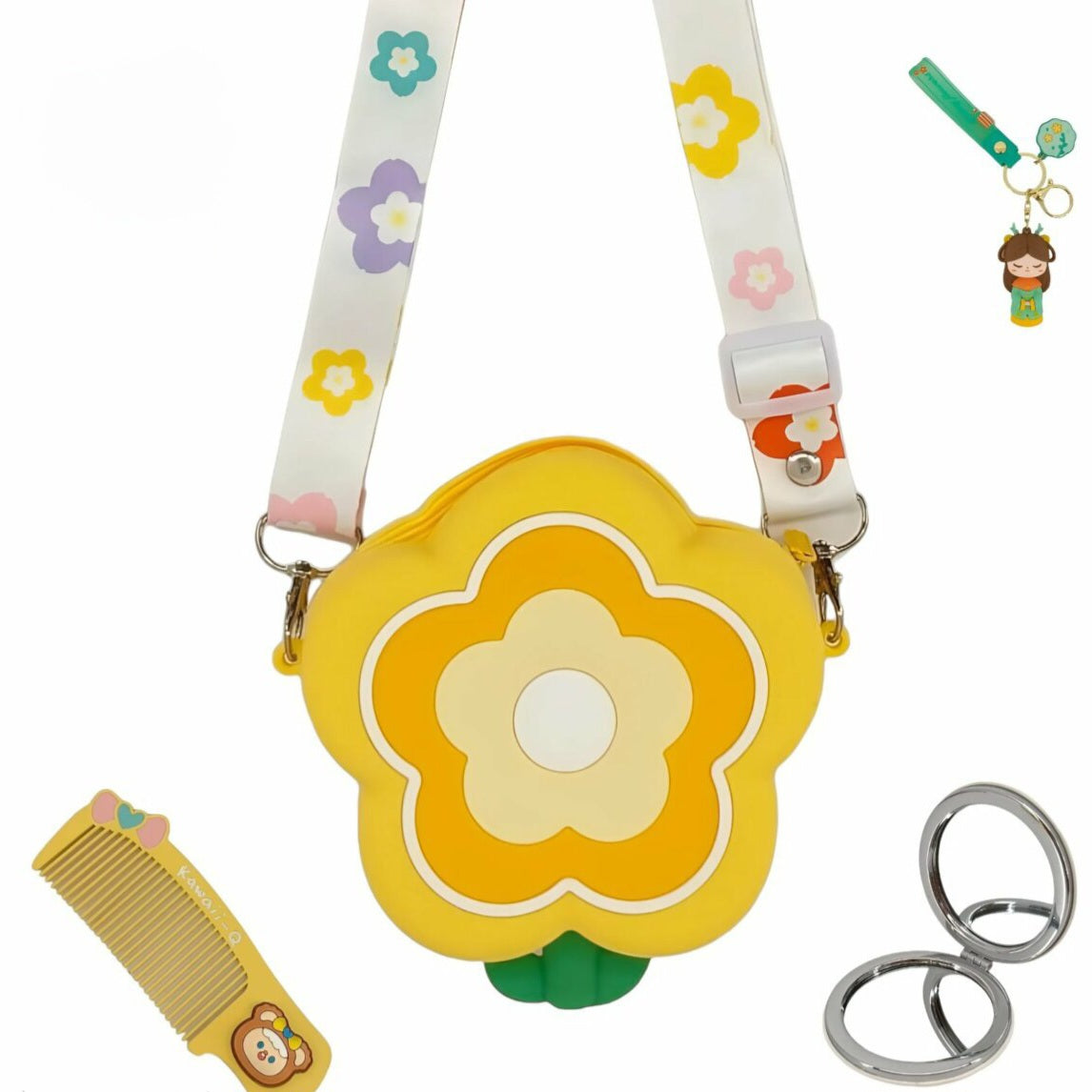 Cherry Blossom Silicone Bag