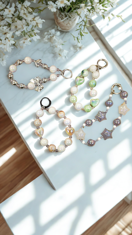 Blush Pearl Phone Charm