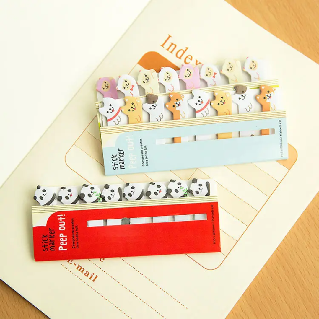 Animal Sticky Note Tabs