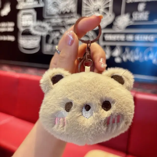 Brown Bear Plush Keychain / Bag Charm