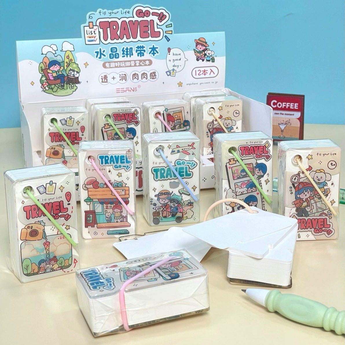 Travel Theme Mini Notepad