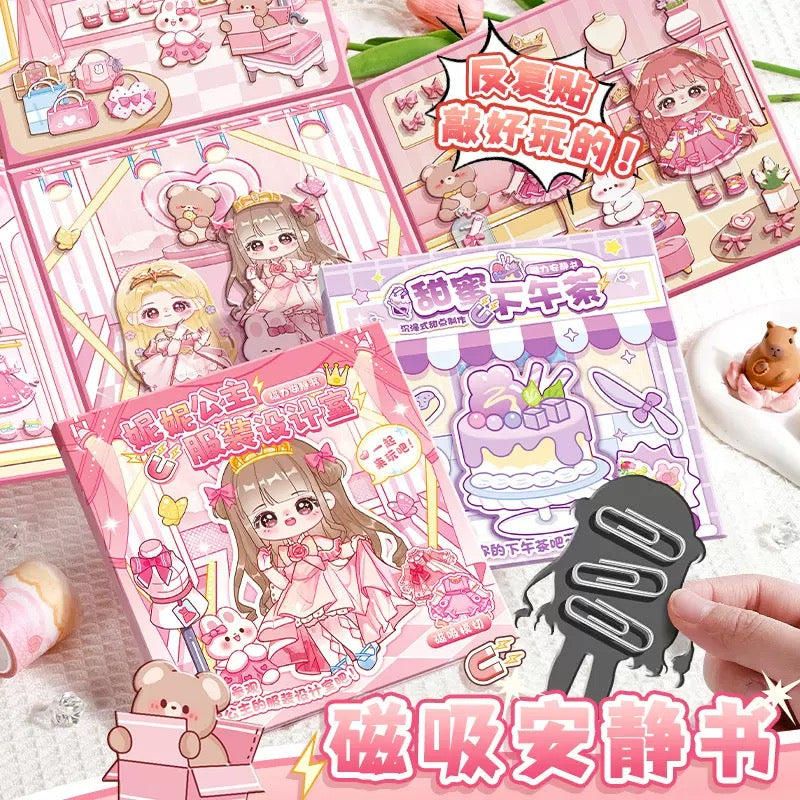 Kawaii Magnetic Sticker Book
