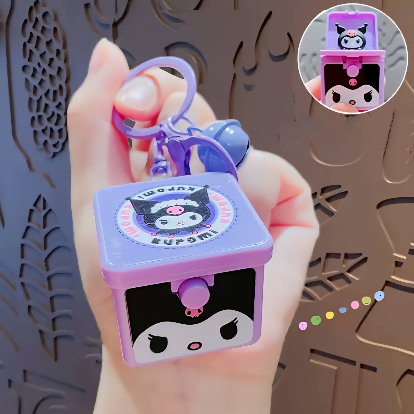 Kuromi Pop-Up Keychain