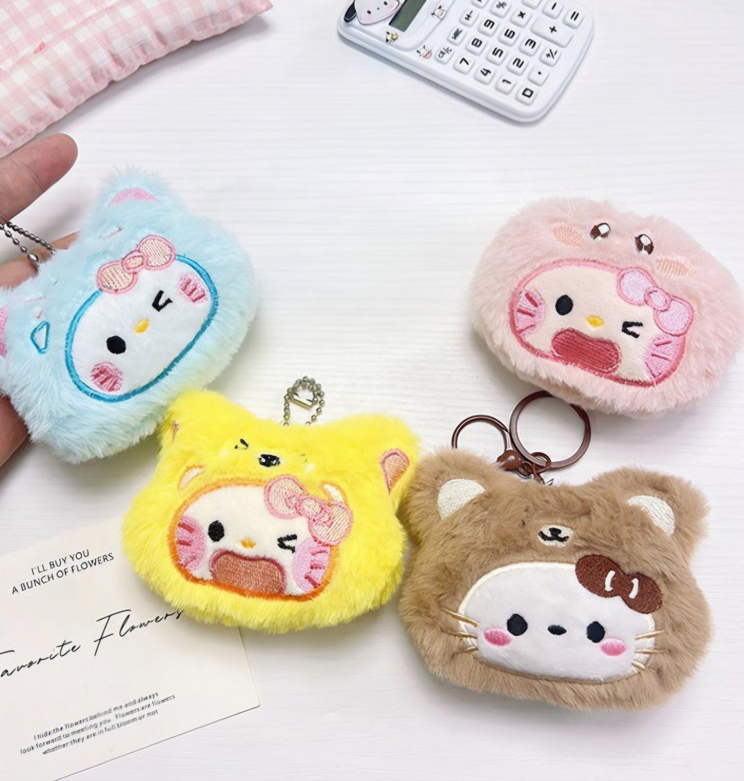 Hello Kitty Cosplay Plush Keychain