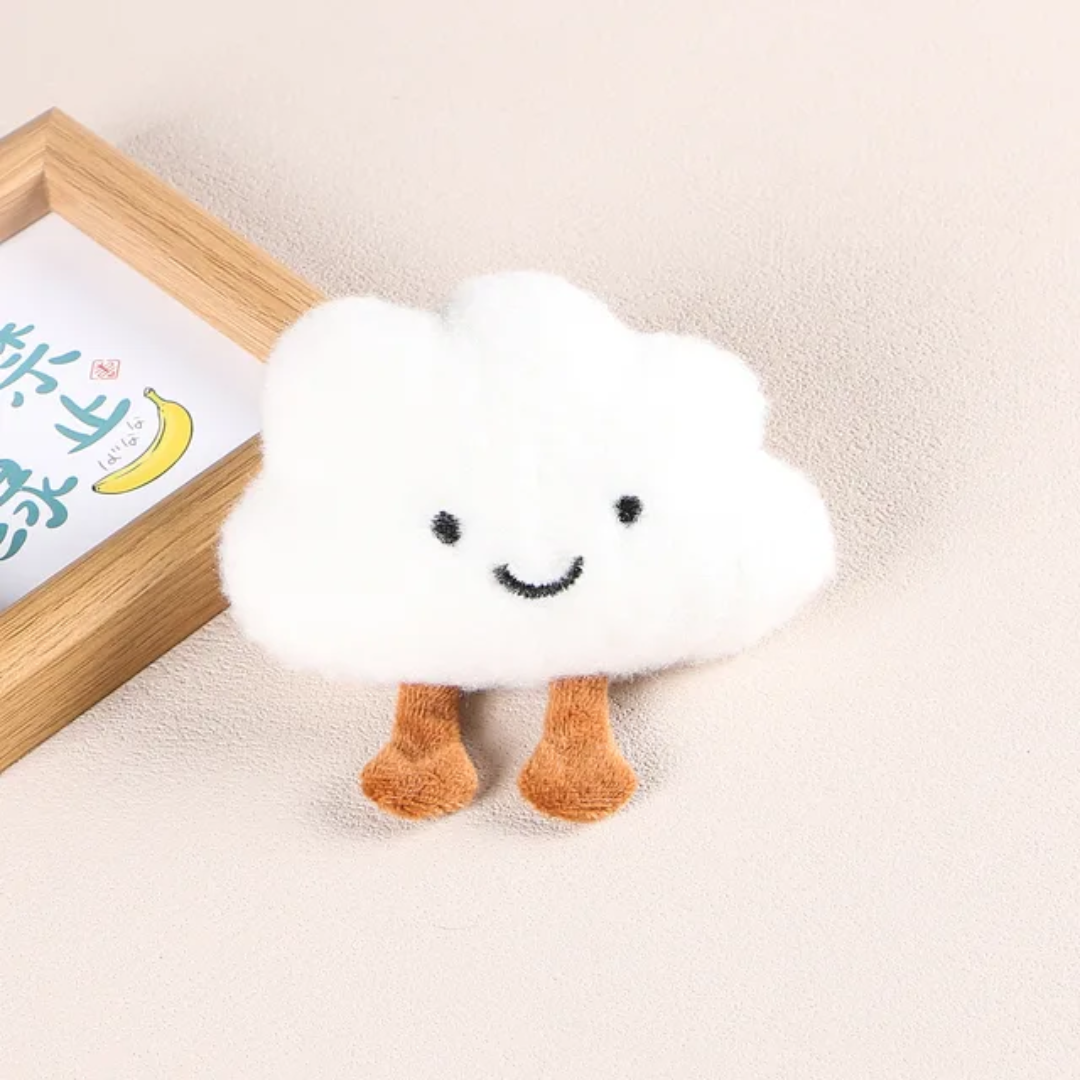 Cloud Plush Keychain / Badge