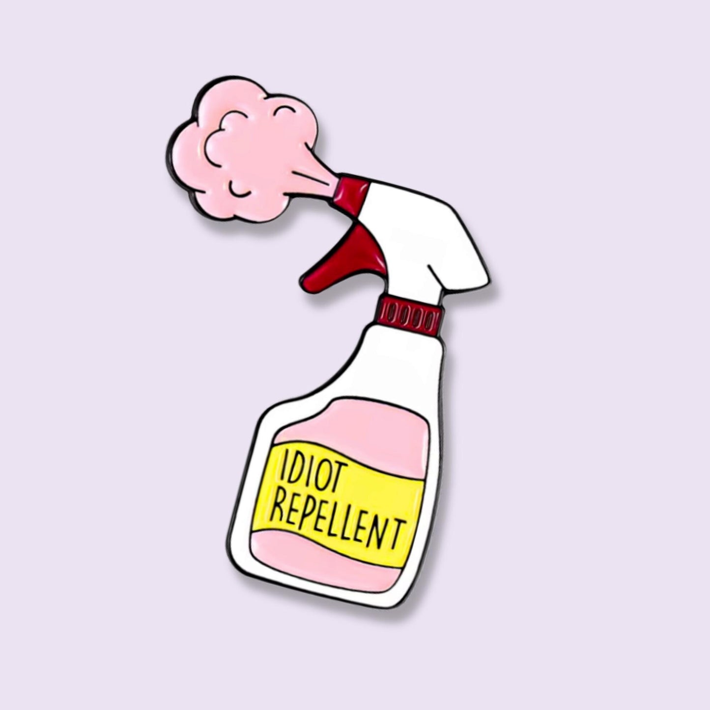 Idiot Repellent Enamel Pin