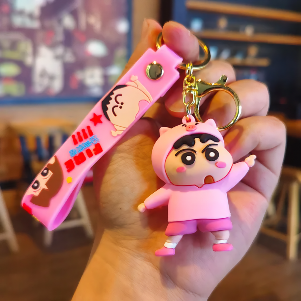 Shinchan Cosplay Keychain