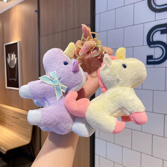 Unicorn Plush Keychain