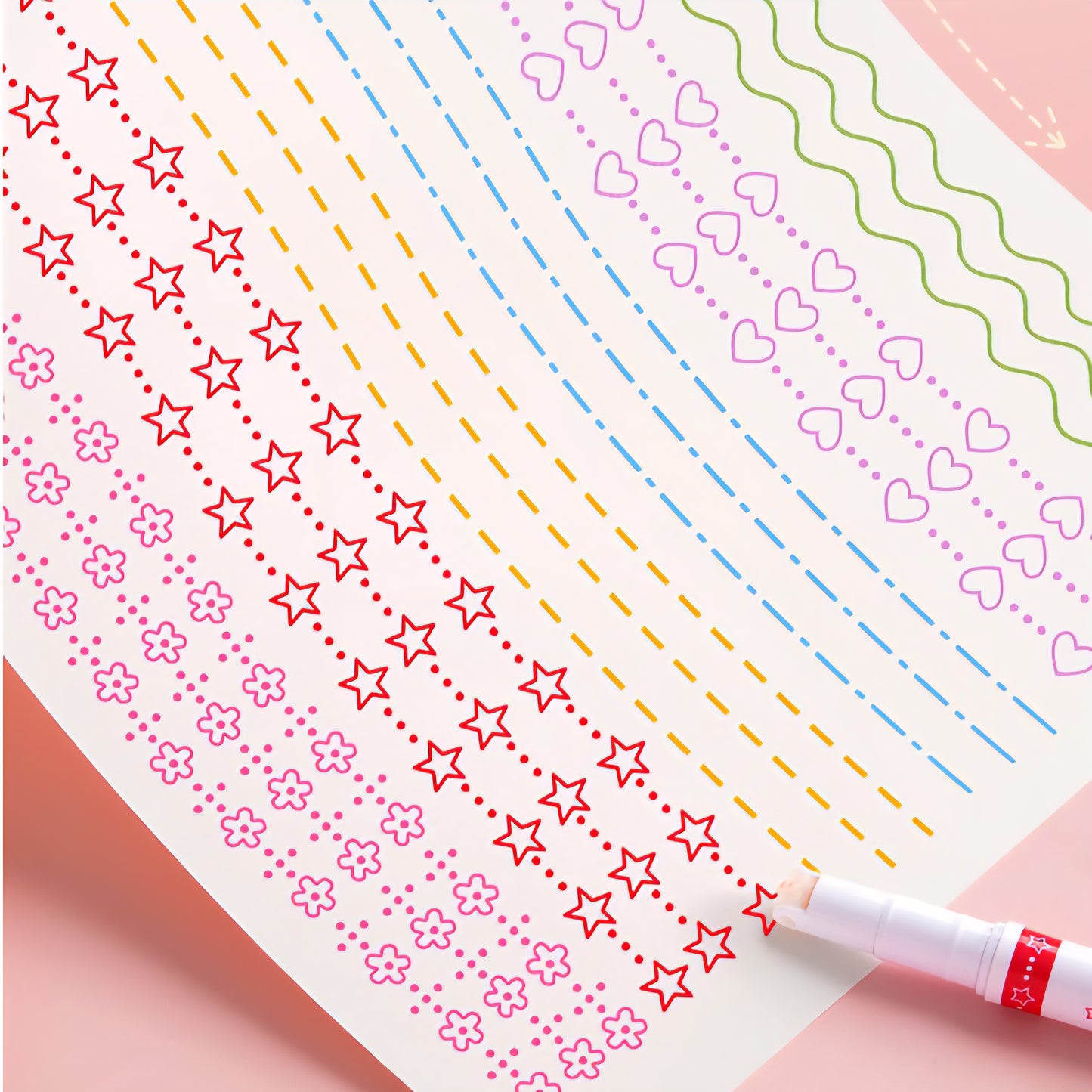 Linear Roller Pen (Set of 6)