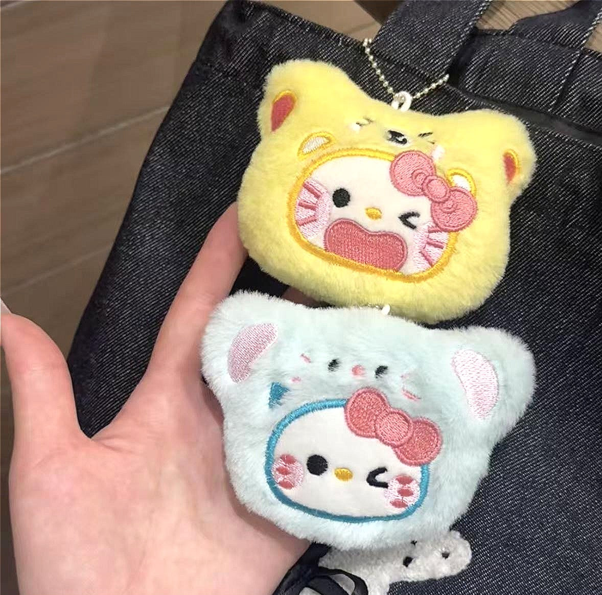 Hello Kitty Cosplay Plush Keychain