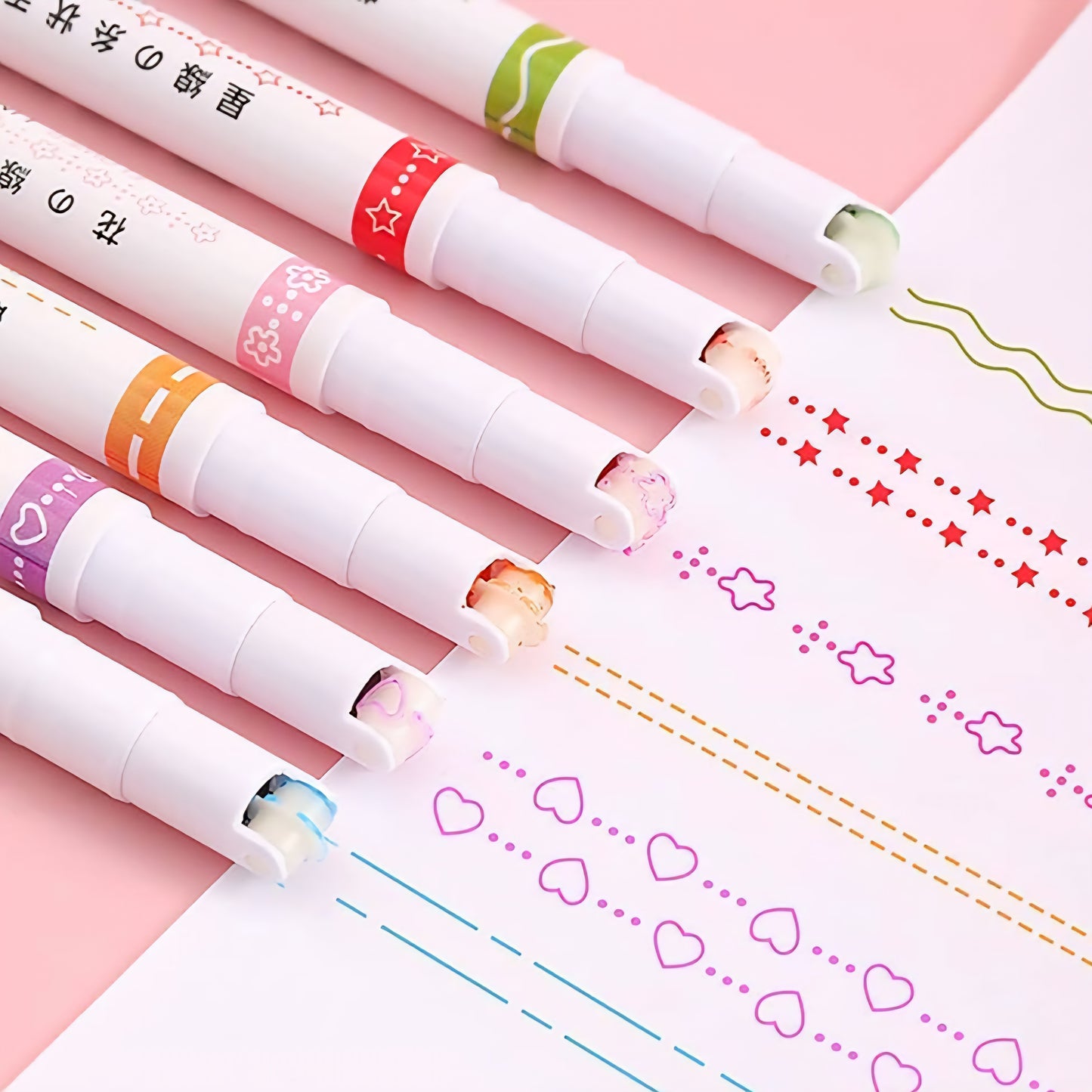 Linear Roller Pen (Set of 6)