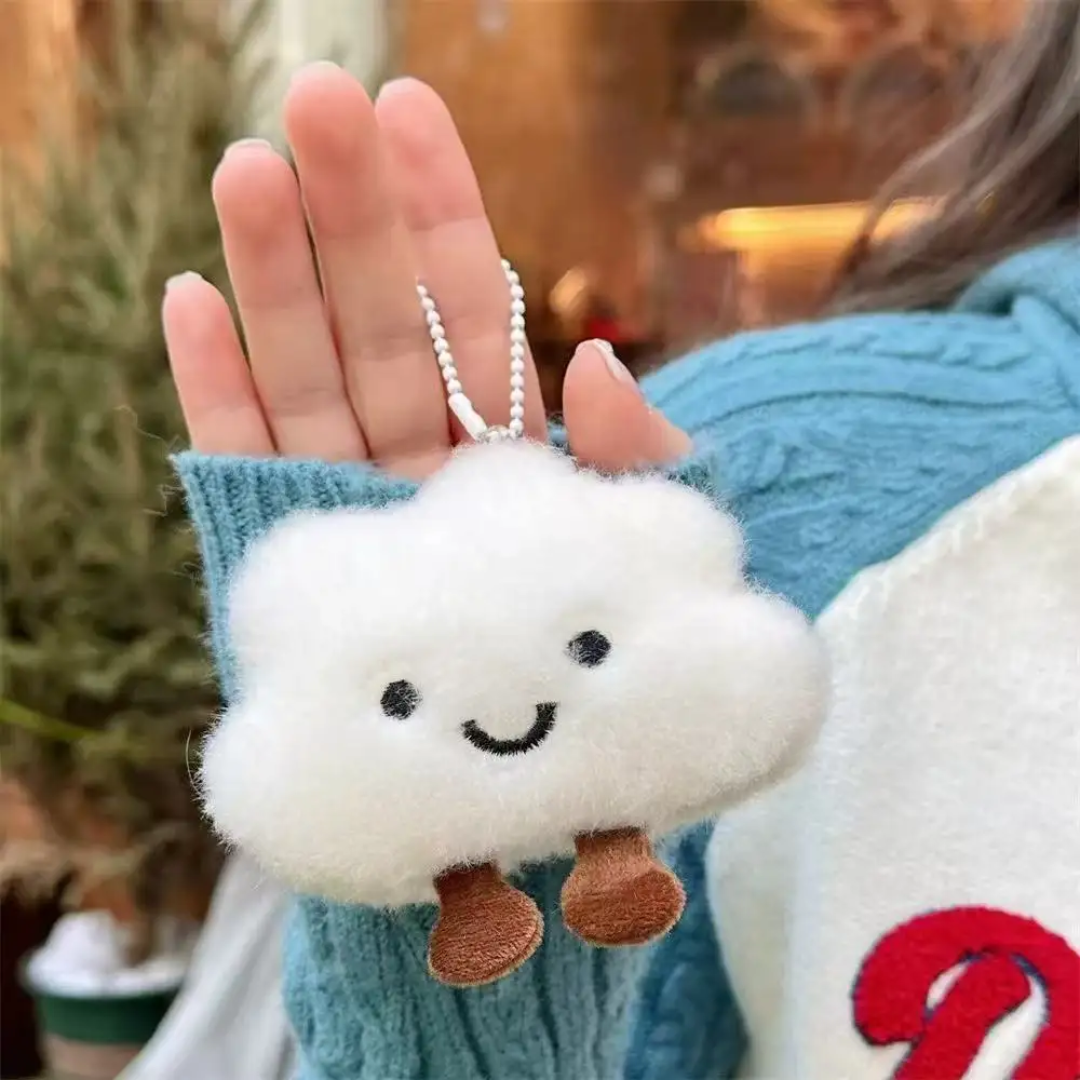 Cloud Plush Keychain / Badge