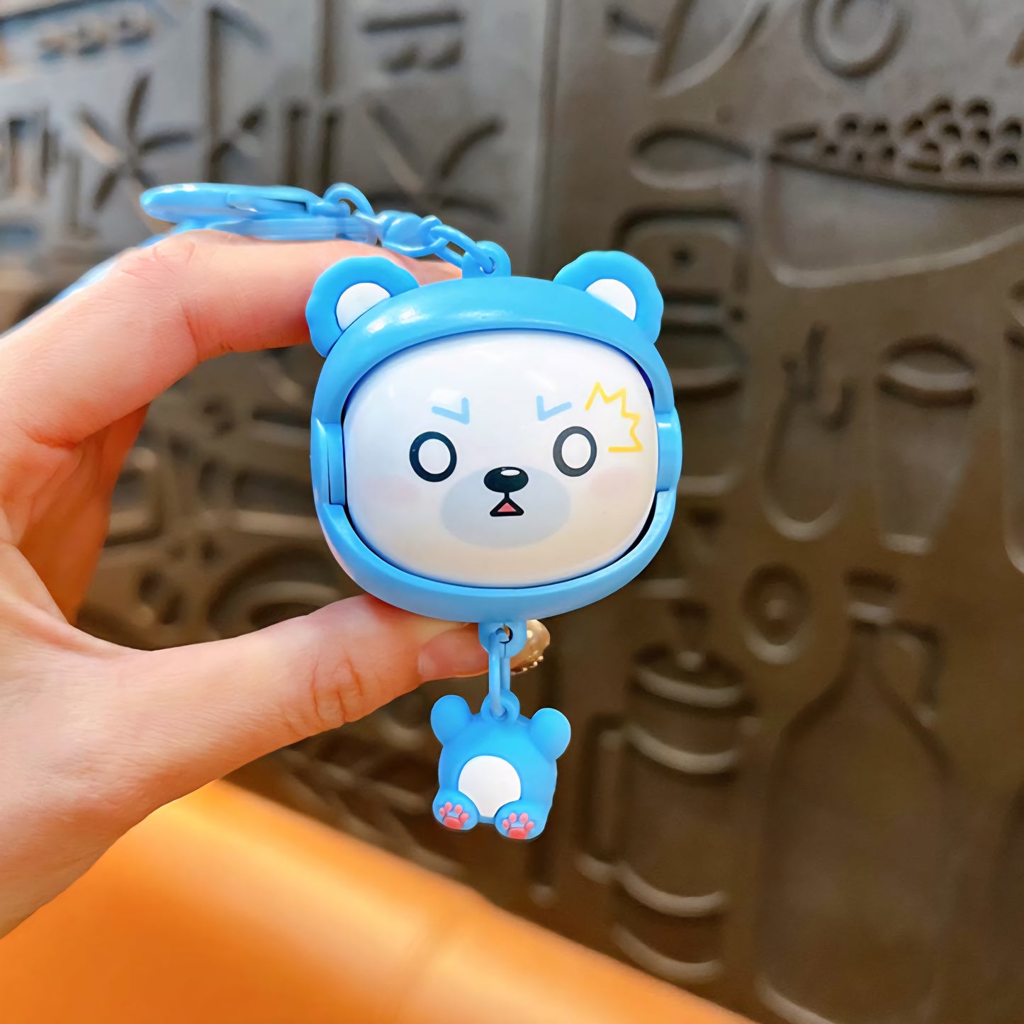 Animal Face Changing Keychain