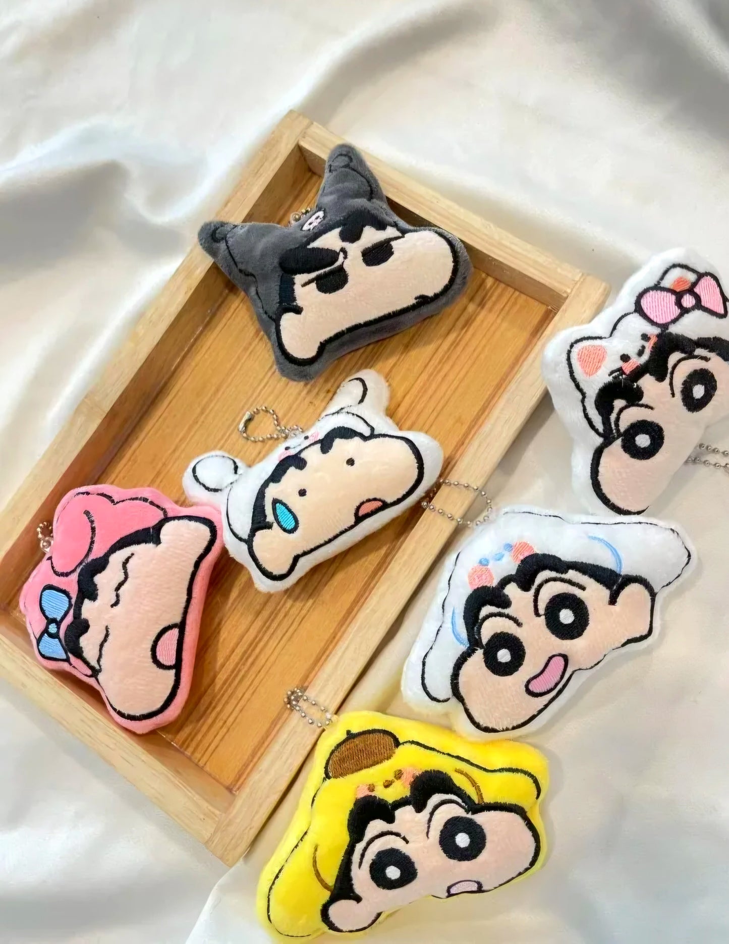 Shinchan X Sanrio Plush Charm