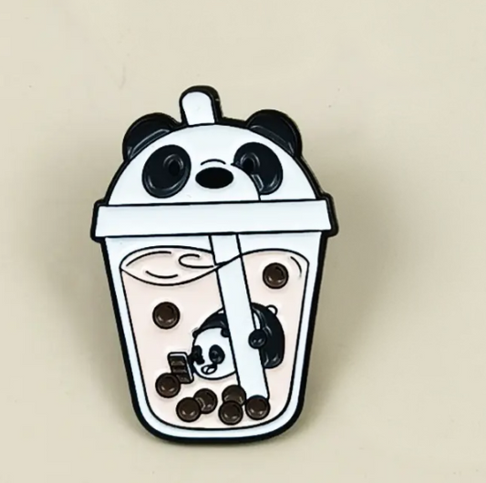 Bubble Tea Enamel Pin