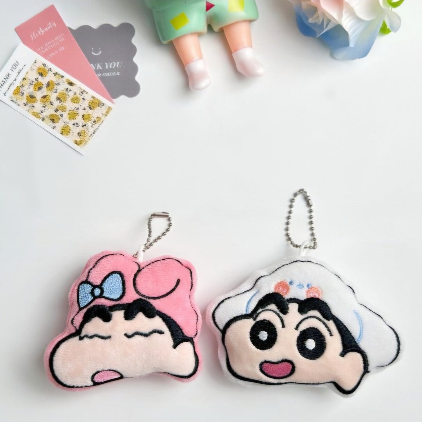 Shinchan X Sanrio Plush Charm