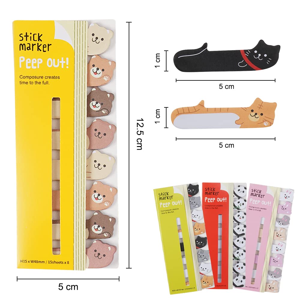 Animal Sticky Note Tabs