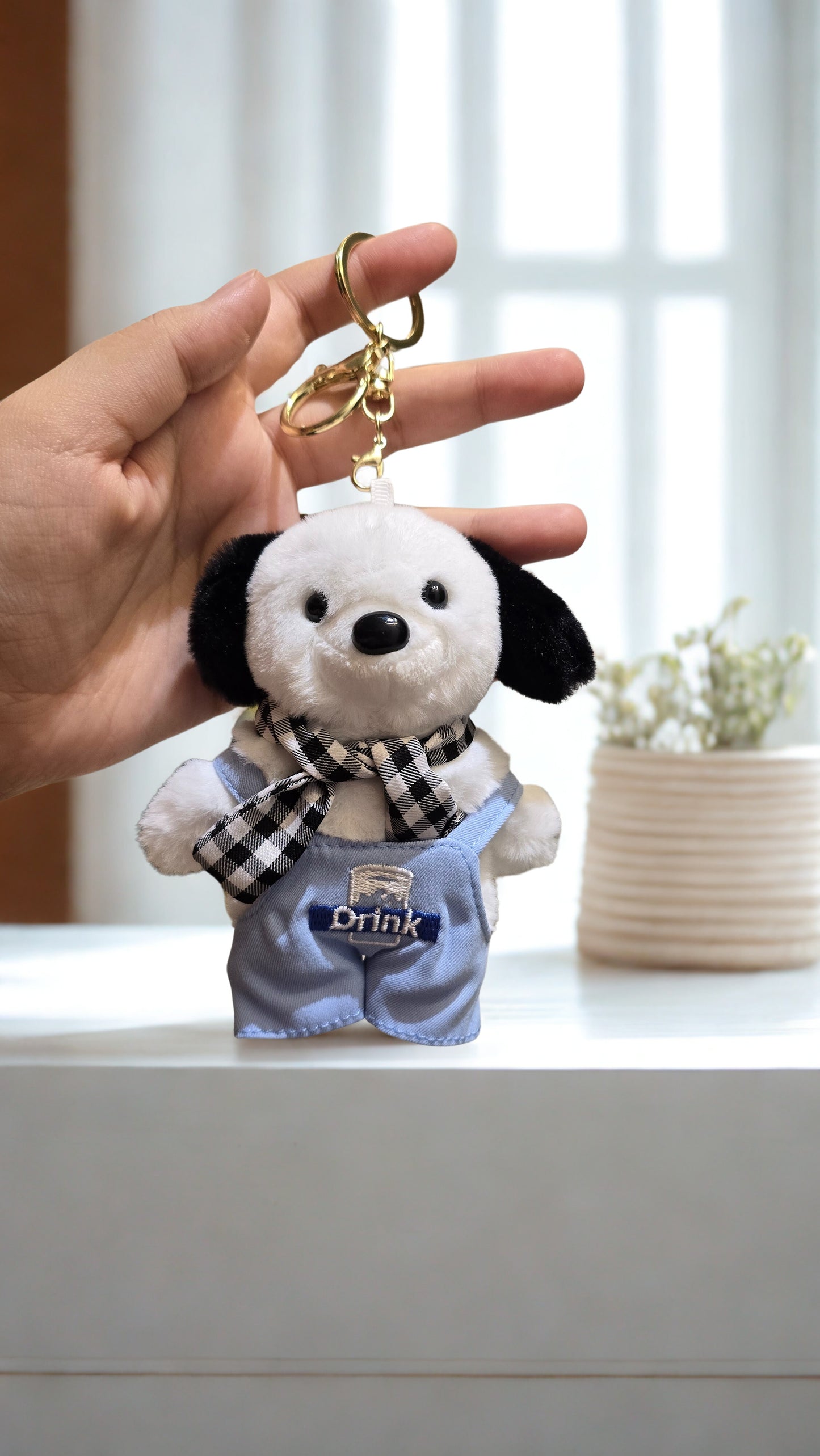 Dapper Doggo Plush Keychain