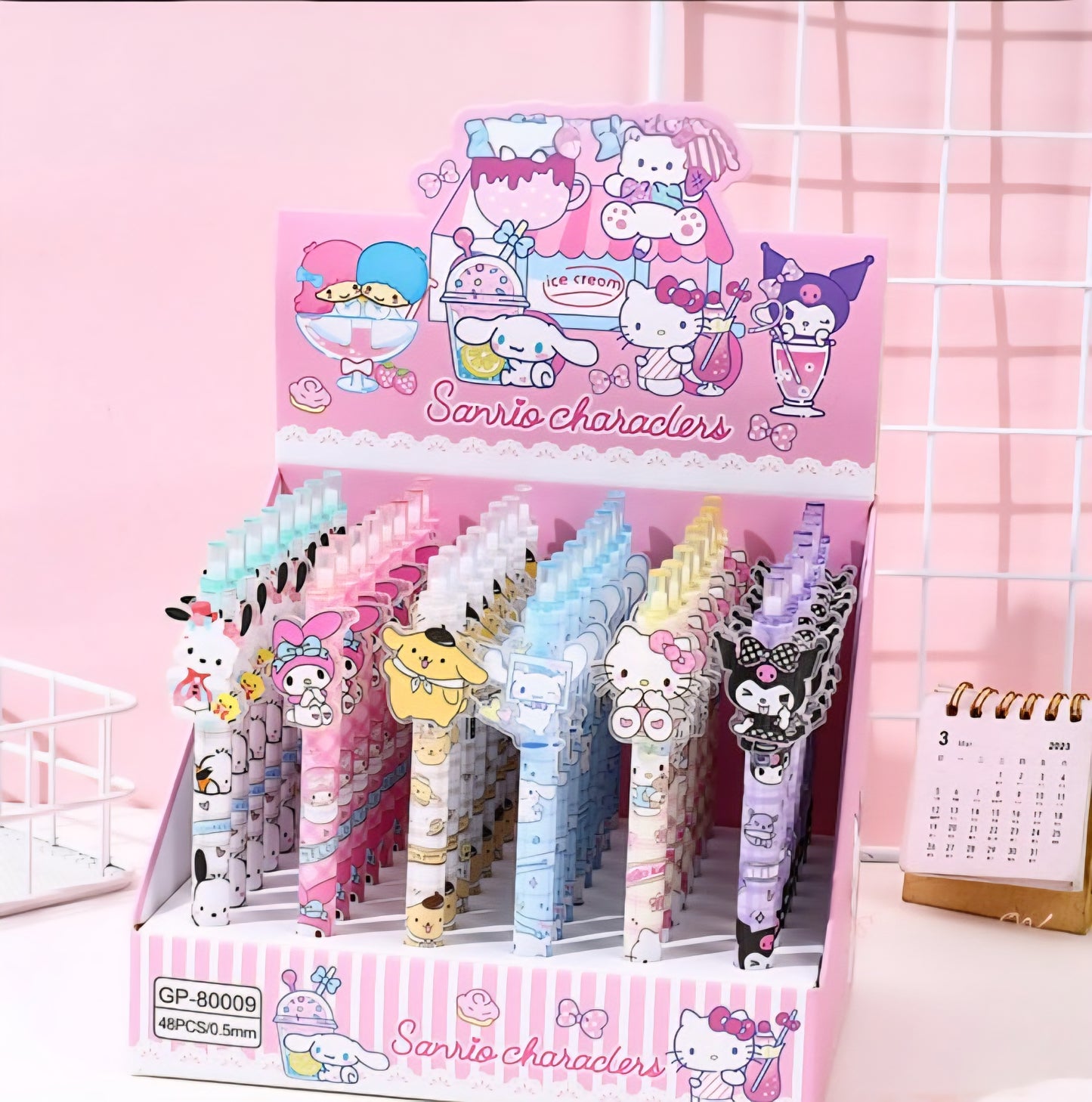 Sanrio Pen with Acrylic Charm