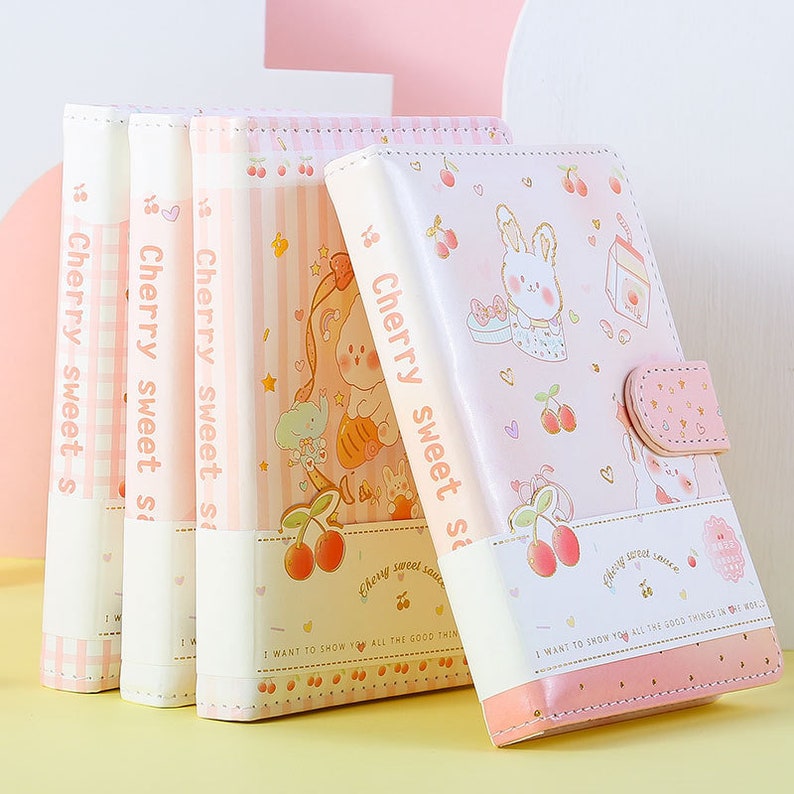 Kawaii Pink Bunny Small Notebook