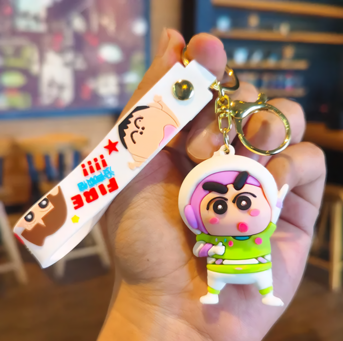 Shinchan Cosplay Keychain