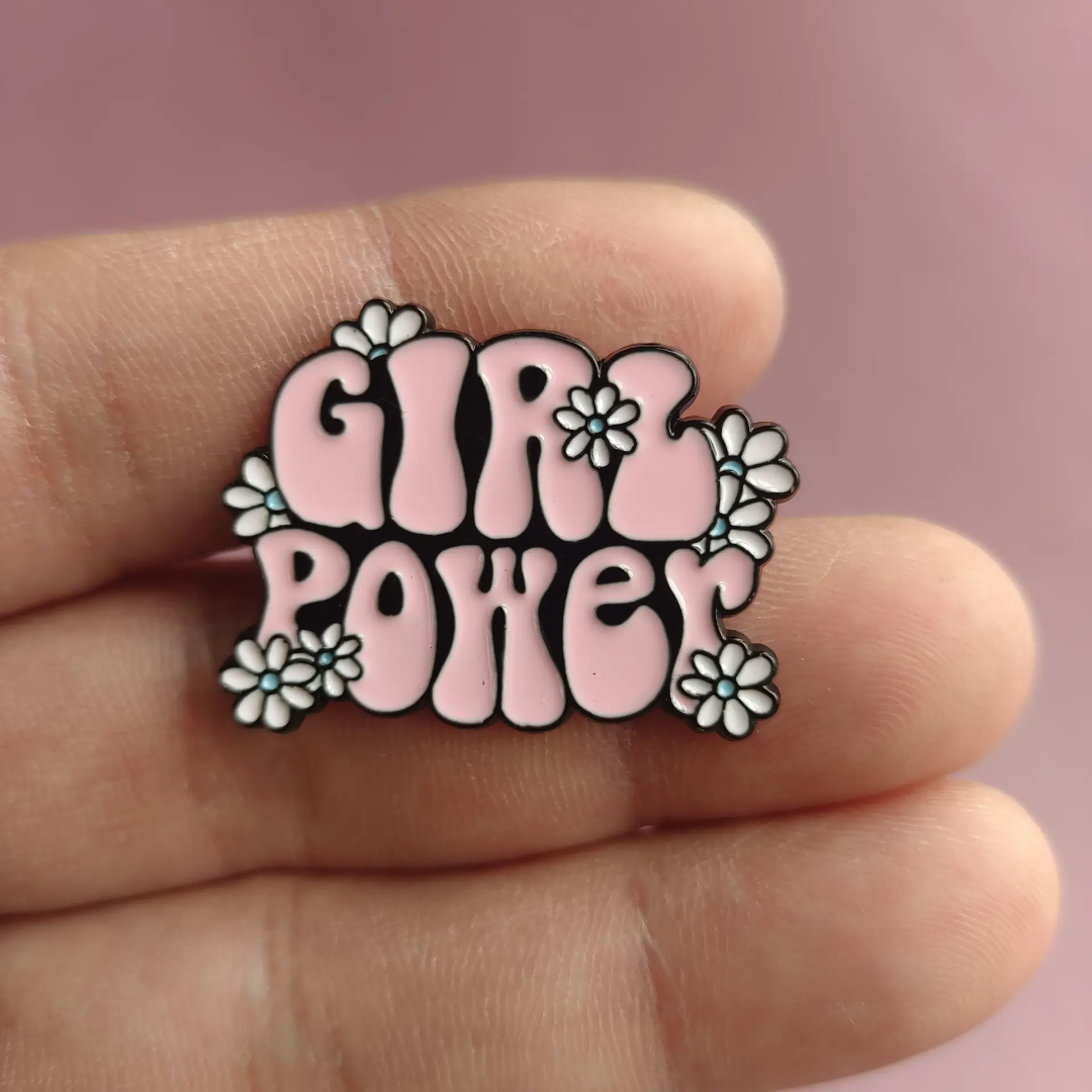 Girl Power Enamel Pin