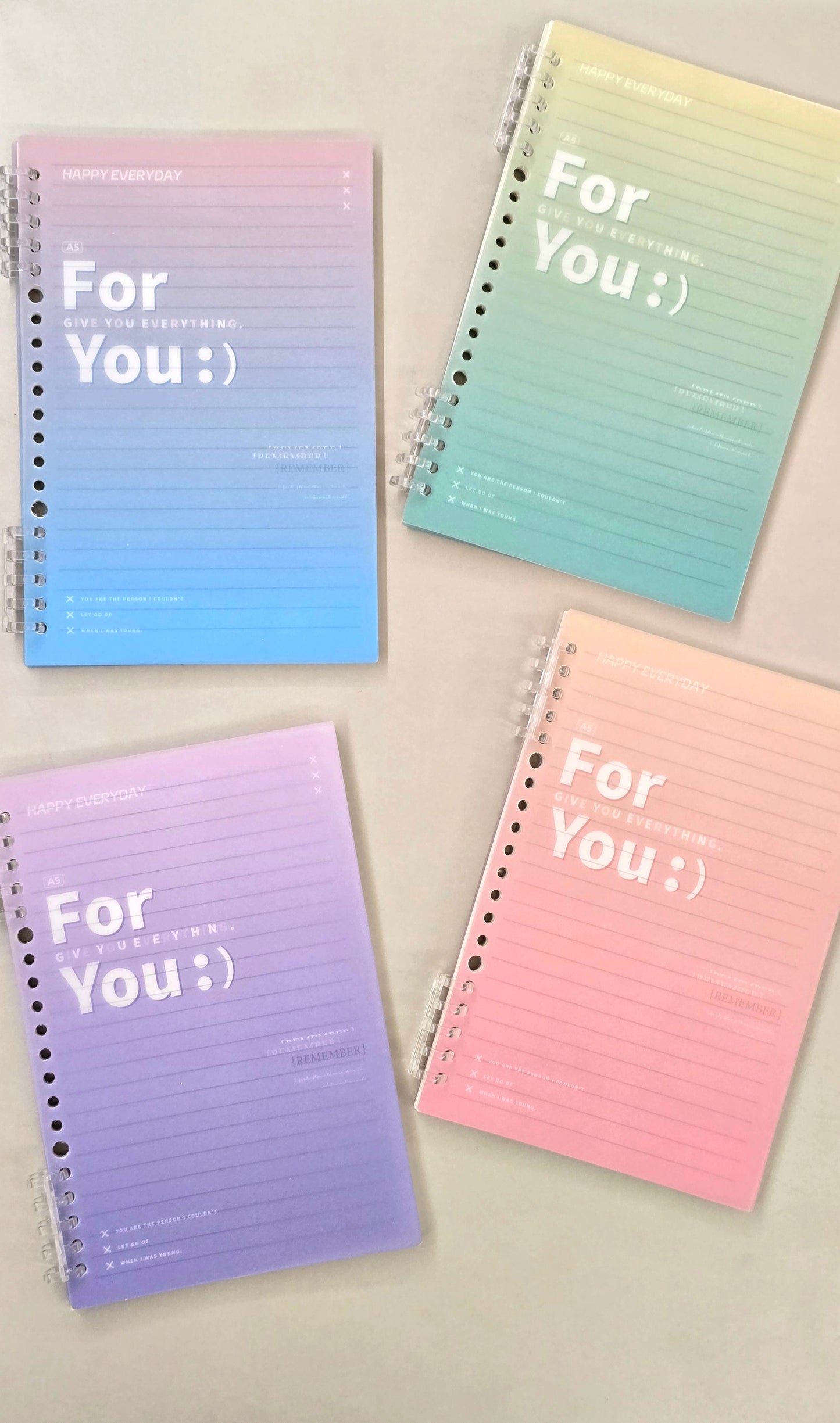 Aesthetic Binder Notebook