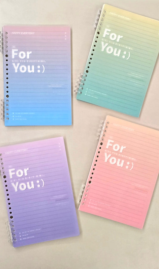 Aesthetic Binder Notebook