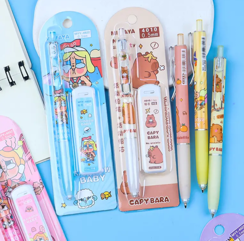 Cry Baby Girl Mechanical Pencil Set