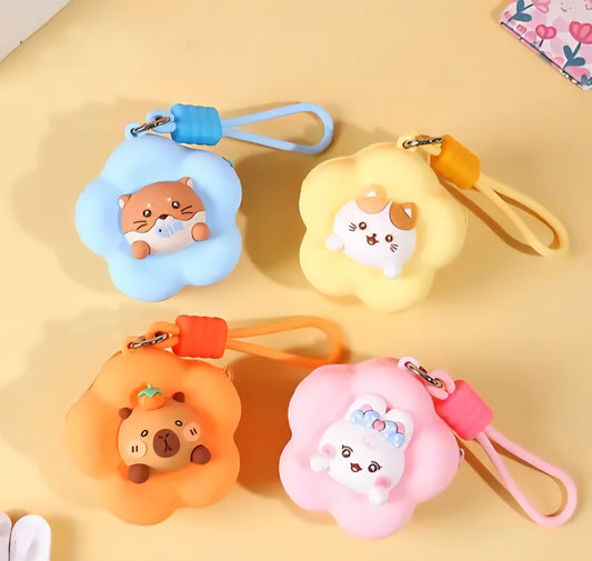 Kawaii Coin Pouch Keychain