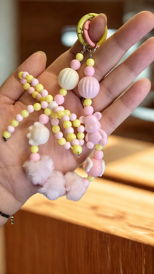 Candy Fluff Phone Charm