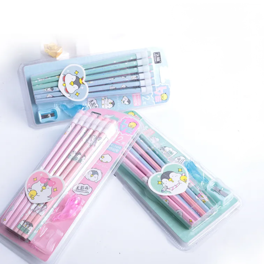 Penguin Pencil Set