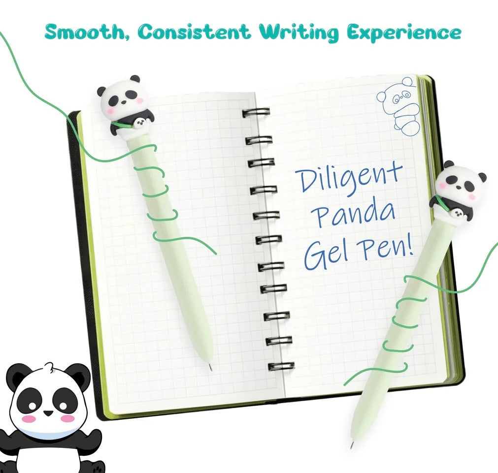 Lovely Panda Bamboo Pen