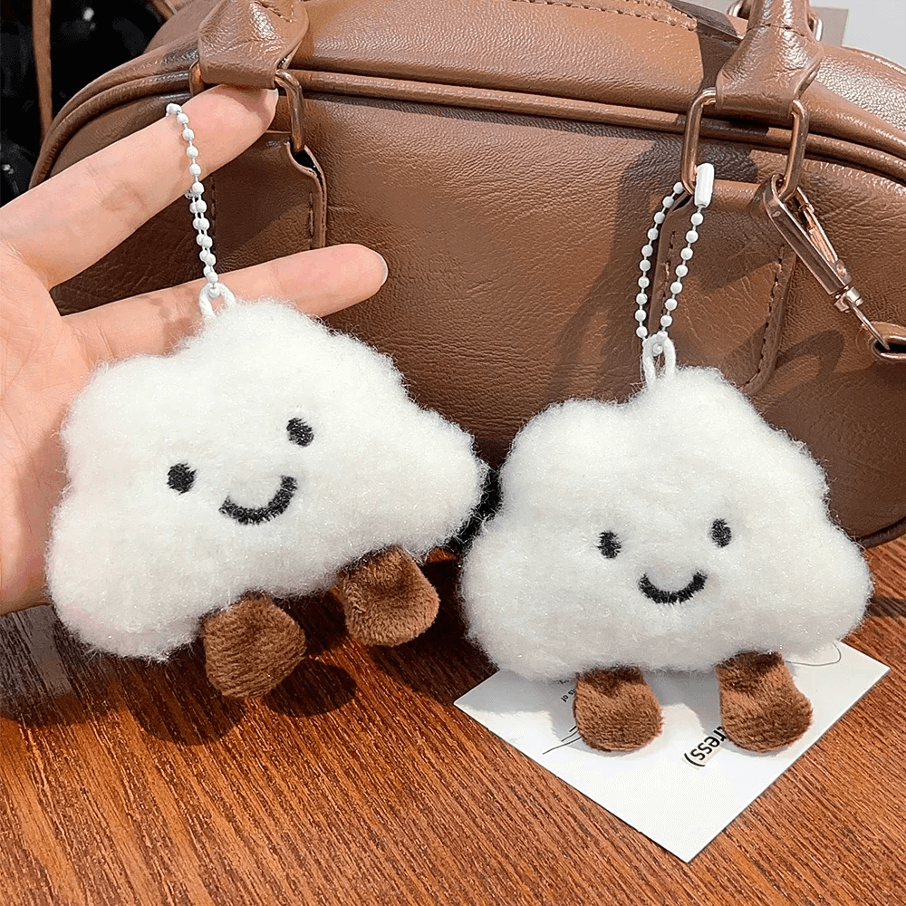 Cloud Plush Keychain / Badge