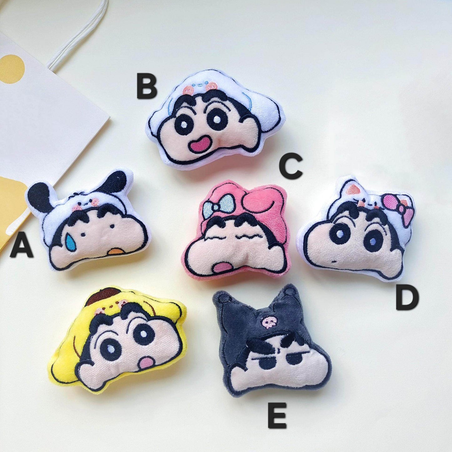 Shinchan X Sanrio Plush Charm