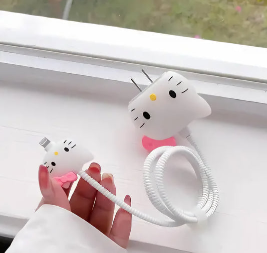 Hello Kitty in White Charger Case